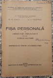 Fisa personala de observatie psihologica pentru liceele militare, instructiuni pentru utilizarea fisei// 1936