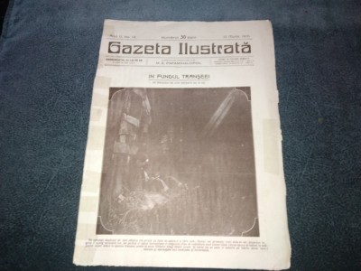 REVISTA GAZETA ILUSTRATA 12 MARTIE 1916 foto