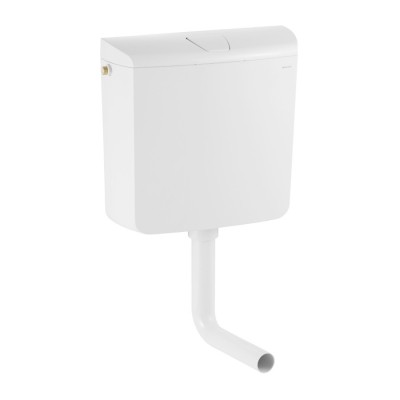 Rezervor WC semi - inaltime Geberit AP 110, actionare start / stop, 6 / 9 L, 41 x 39 x 13.5 cm foto