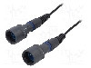 Conector fibra optica, {{Subtip conector}}, 2 pini, BULGIN - PXF6054CAA foto