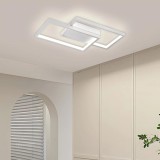 Lustra LED Alb Alessandro DESIGN 62W Dimabila cu Telecomanda, Acril, Stil Modern, Birou Dormitor Living