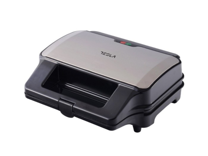 Sandwich maker 3 in 1 Tesla MG201BX, 900WPlaci detasabile antiaderente, LED,