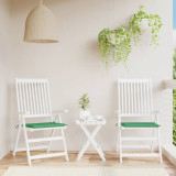 Perne scaune de gradina 2 buc. verde 50x50x3 cm tesatura Oxford GartenMobel Dekor, vidaXL