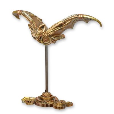 Liliac-statueta steampunk din rasini SP-45 foto