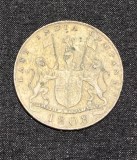 Moneda 10 cash a companiilor indiilor de est 1808