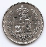 Romania 100 Lei 1936- Carol al II-lea, Nichel , 27 mm, KM-54 (2)