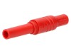 Soclu Banană 4mm 24A 1kVDC Roșu, HIRSCHMANN