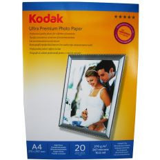 Hartie foto Kodak A4 RC Ultra Premium High Glossy 270g/mp pachet 20 coli foto