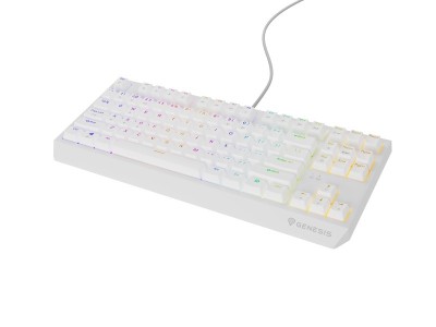 Tastatura Genesis Thor 230 TKL B alb foto