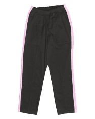 Pantaloni Medicali Pe Stil, Negri cu dunga Roz deschis cu Elastan cu Elastic - M, talia-2-96cm foto