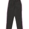 Pantaloni Medicali Pe Stil, Negri cu dunga Roz deschis cu Elastan cu Elastic - L, talia-1-100cm