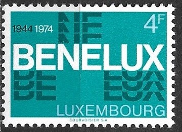 B2583 - Luxemburg 1974 - Benelux neuzat,perfecta stare