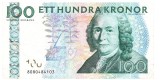 Suedia 100 Koroane Kronor 2010 P-65c Seria 8080484103
