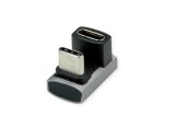 Adaptor USB 4 type C 240W unghi 360 grade U shape T-M Aluminiu, Roline 12.03.2935