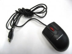 Mouse Optic Lenovo, M-UAE119, USB, Black foto