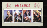 ROMANIA 2004 - DRACULA, BLOC DANTELAT, MNH - LP 1640