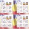 CONSTITUTIA 2019 SET 9 MINICOLI,Lp2234e, MNH ** ROMANIA