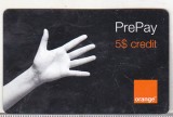 Bnk card Romania - Orange - 5 $ - 12/06 - RO-ORA-REF-0002-0612D