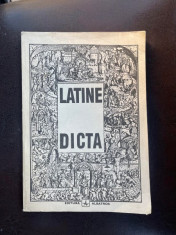 LATINE DICTA-CITATE SI EXPRESII LATINESTI {ED ALBATROS 1992 FORMAT APROPIAT A 4 280 PAG} foto