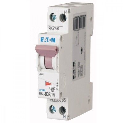 Siguranta Automata Eaton PLN4 C32/1N-DE 1pol+N 32A foto