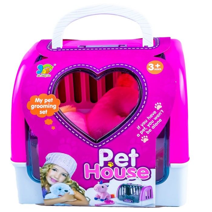 Unicorn de plus, cu accesorii si cusca
