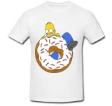 Cumpara ieftin Tricou &quot; Homer eating big donut &quot;