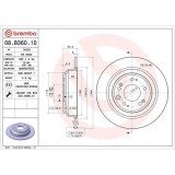 Set disc frana Honda Accord Ix Saloon (Cr) 09.12-, Accord 8 (Cu) 04.08-, Accord 8 Estate (Cw) 07.08-, Spate, 305X9mm, plin, BREMBO