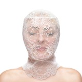 Fetish &amp; Fashion - Lace Hood - White - Alternate Package