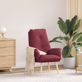 vidaXL Scaun Relaxant Burgundy Textil