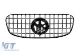 Grila tip GT crom/neagra potrivita pentru Mercedes GLS X167 dupa 2024 pentru bara de protectie frontala A Design Line Performance AutoTuning