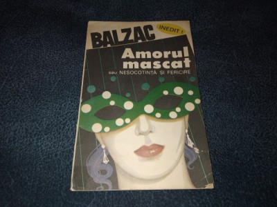 BALZAC - AMORUL MASCAT foto