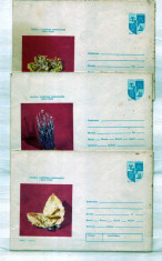 1976 Minerale Intreg postal 12 Lei lot 2 foto