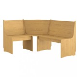 Cumpara ieftin Banca de colt &bdquo;REINE&rdquo;, maro miere, 151 cm, lemn masiv de pin