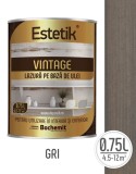 Cumpara ieftin Lazura lemn Estetik Vintage 0.75l gri protectie UV