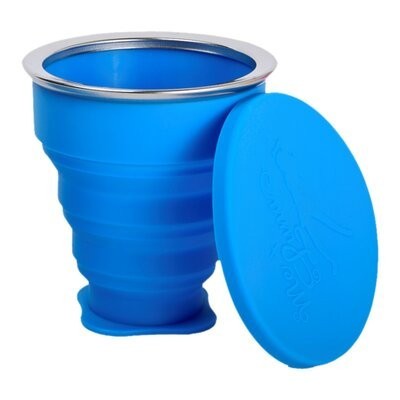 PAHAR PLIABIL PENTRU IGIENIZAREA CUPEI MENSTRUALE ALBASTRU 225ML ME LUNA foto
