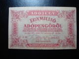 UNGARIA 1.000.000 ADOPENGO 1946