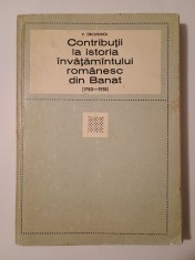 V. Ț&icirc;rcovnicu - Contribuții la istoria &icirc;nvățăm&acirc;ntului rom&acirc;nesc din Banat 1780-1918