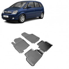 Set covorase auto cauciuc tip tavita Opel Meriva 2003-2011