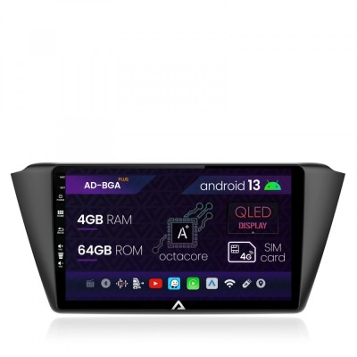 Navigatie Skoda Fabia (2015+), Android 13, A-Octacore 4GB RAM + 64GB ROM, 9 Inch - AD-BGA9004+AD-BGRKIT039 foto