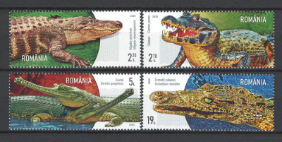 Romania 2020 - LP 2307 nestampilat - Crocodili - serie foto