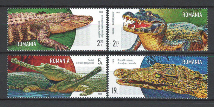 Romania 2020 - LP 2307 nestampilat - Crocodili - serie