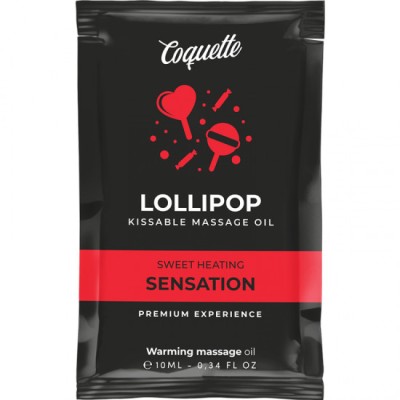 COQUETTE CHIC DESIRE - POCKET LOLLIPOP KISSABLE MASSAGE OIL HEATING SENSATION 10 ML foto