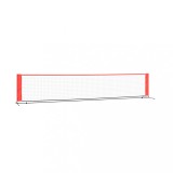 Cumpara ieftin Plasa de tenis, negru si rosu, 500x100x87 cm, poliester