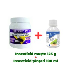 Insecticid concentrat muște și ț&acirc;nțari MASTERFLY + FOVAL 100ml