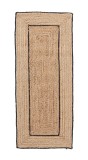 Cumpara ieftin Covor iuta natur negru Ankit 60x150 cm