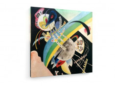 Tablou pe panza (canvas) - Wassily Kandinsky - Circles and Black foto