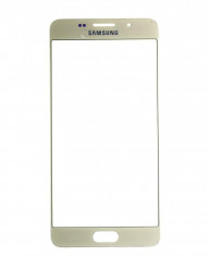 Geam Sticla Samsung Galaxy A5 (Versiunea 2016) SM A510F Gold foto