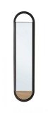Cumpara ieftin Oglinda perete negru natur Keira 23x4x100 cm