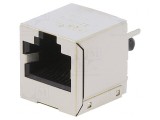 Soclu RJ45 8P8C Aurit pentru PCB THT