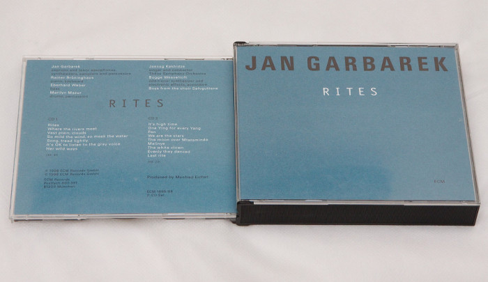 Jan Garbarek &ndash; Rites - CD audio dublu original